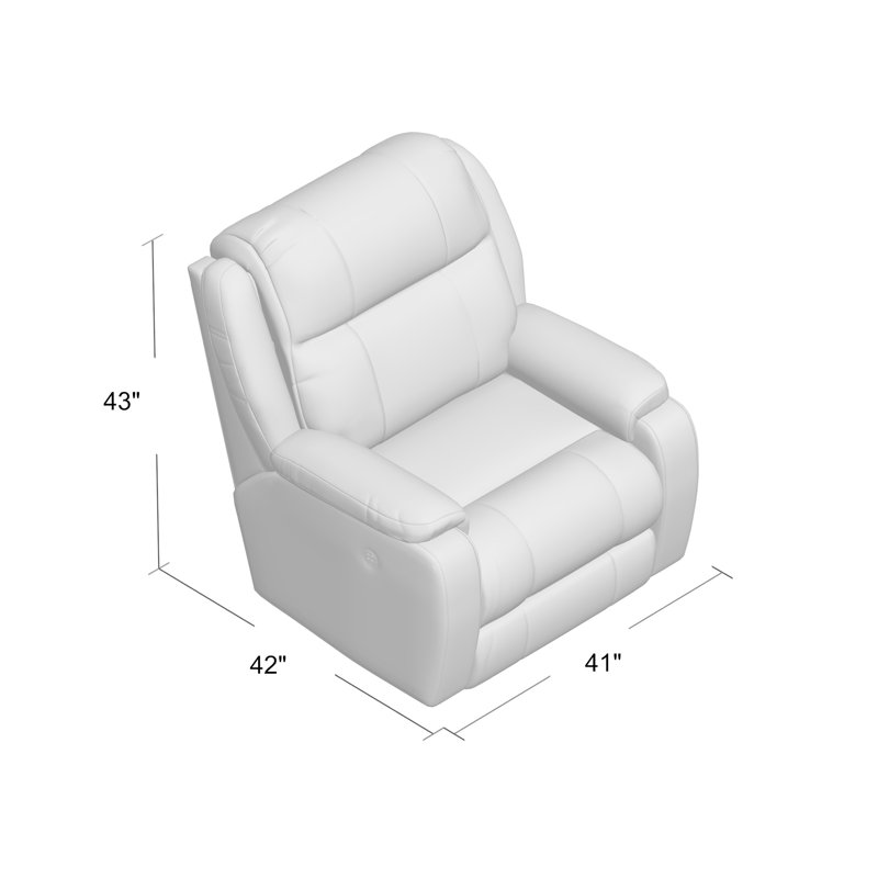 Southern Motion Hercules 41'' Wide Power Headrest Big Man's Recliner